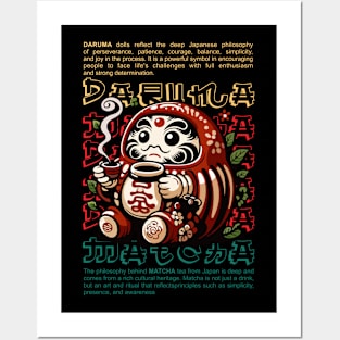 DARUMA and MATCHA Posters and Art